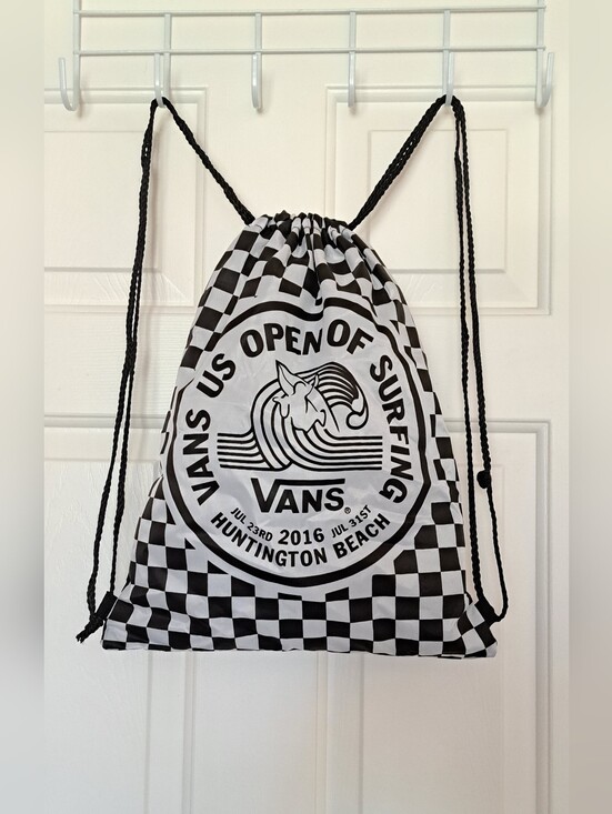 Vans Other - Vans Benched Bag Drawstring 2016 US Open of Surfing Graphic Backpack